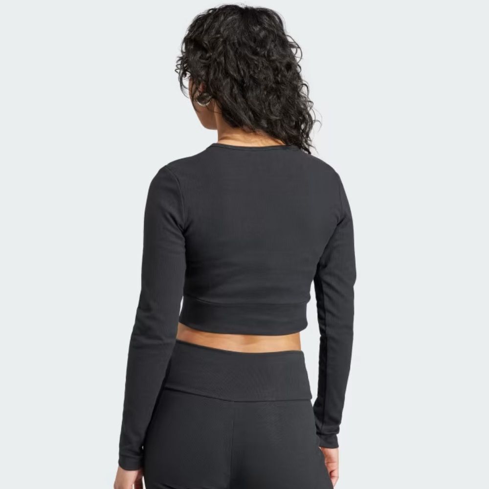 Adidas Ribbed Crop Top - Picture 4 of 4